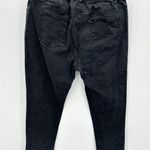 Anthology Jeans Women 16 LONG Black Denim Slim Stretch Waist Pockets Photo 0