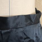 Anthropologie  Graham & Spencer Dark Blue Satin Silk Mini Skirt Small Photo 1