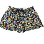 a.n.a Women’s Floral Print Linen blend shorts Sz Large with elastic waist band Photo 4