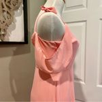EXPRESS • Cold Shoulder High Low Light Pink Maxi Dress Holiday New Years Eve Photo 6