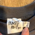 Princess Polly Crewneck Gray Sweatshirt Sz 2 Photo 1