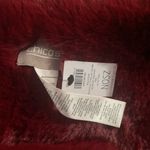 Chico's NWT $70 faux fur women's pull through scarf cranberry winter Photo 3