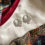 Light Pink And Silver Earrings Photo 1