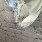 AQUA One-Piece Swimsuit Cut-Outs Checkered Cornflower Blue & Yellow XL NWT Photo 6