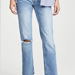 Boyish The Dempsey High-Rise Straight Jeans in Claire’s Knee Women’s Sz 24 Photo 0