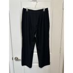 Akris Punto Trousers Dress Pants Black 100% Wool Size 12 Pockets Office Workwear Photo 1