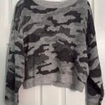 American Eagle  Camo Cropped Sweater Photo 0