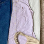 Ralph Lauren Polo  Women's Striped Cotton Oxford Sleeveless Shirt Photo 1