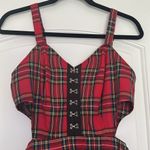 Tripp NYC NWT  Red Plaid Mini Dress Sz M Photo 2