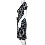 Diane Von Furstenberg DVF  Wrap Dress XS Black White Geometric Italy 1970 Vintage Photo 3