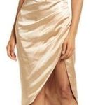 Elliatt Cassini One-Shoulder Dress in Gold Size Medium Photo 0