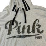 PINK - Victoria's Secret Y2K Sporty Soft Glitter Glam Victoria’s Secret PINK Bling Campus Pullover Hoodie Photo 3