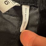 Loft High Waist Corduroy Jeans Stretch Black Size 6 Photo 3