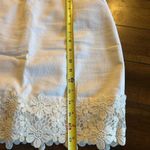 J.Crew White Cotton Lace Trim Lined Mini Skirt Size 6 Photo 2