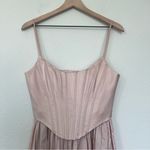 Zimmermann NWOT  Silk Corset Midi Dress in Petal Pink Photo 3