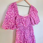 Hyacinth House Floral Estella Midi Dress Pink Purple Women’s Size Medium Photo 9