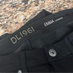 DL1961  Emma Black Low Rise Legging Jeans Size 27 | Stretch Skinny Y2K Goth Biker Photo 7