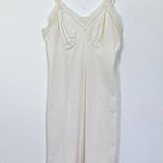 Vanity Fair Vintage  Nylon Cream Delicate Spaghetti Strap Slip Night Dress Size S Photo 0