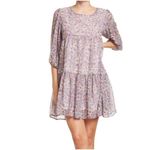 BB Dakota  Steve Madden Ditsy Mini Babydoll Peasant‎ Free Spirit Tiered L NWT Photo 8