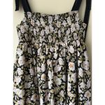 En Saison Black and White Ditsy Floral Dress Size Medium Photo 4