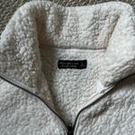 Abercrombie & Fitch Sherpa Faux Fur Half Zip Sweatshirt Pullover - Small Photo 2
