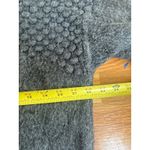 Free People Textured Mock Neck Sweater Charcoal Grey Chunky Knit Pullover Size L Photo 3