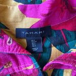 Tahari Floral Multicolor Linen Blend Jacket | EUC | Size Small Photo 7