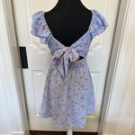 Altar'd State Altar’d State Floral Open Back Bow Mini Dress NWOT Photo 5