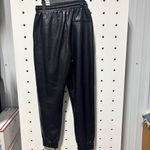 Bagatelle NWT  Faux Leather Joggers Black Size S Photo 5