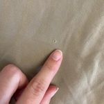 Gary Fabrikant‎ Vintage Silk Beaded Blouse Womens Size 8 Brown White Photo 7