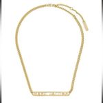 Marc Jacobs  Gold Necklace Photo 0