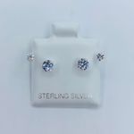 925 Sterling Silver earrings White Photo 0