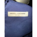 Amanda Uprichard  Mckinnon One Shoulder Dress Navy‎ Blue Sz Small S Photo 4