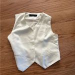 LIONESS  white satin vest top Photo 1
