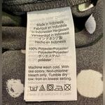 J.Crew Women's Black Peplum Blouse in Painted Dot Satiny Top Size 12 Photo 2