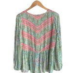 Spell & The Gypsy Collective City Lights Blouse Sage Blush Photo 2