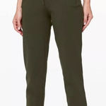 Lululemon  On The Move Pants Work‎ Pants Olive green Women’s Size 4 Tech Crop Photo 0