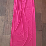 Windsor Elegant Pink Maxi Dress With Rhinstone Straps Size Medium Womens Photo 0