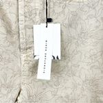 ZARA NWT The Dreed High Rise Cropped Printed Flare Jeans 4 Tan Photo 6