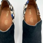 Toms  Blue and Black Ankle Suede Boots with Chunky Heel Photo 4