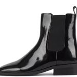 Jeffrey Campbell  Emrys Chelsea Boots Black Ankle Booties‎ Square Toe Size 8.5 Photo 0