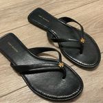 Tory Burch Black Leather Classic Flip Flop Photo 0