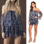 The Jetset Diaries Midnight Paisley Print Romper Size Small Blue New Photo 1