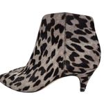 Sam Edelman Kinzey Dyed Calf Hair Leopard Low Kitten Heel Leather Booties 9B Photo 3