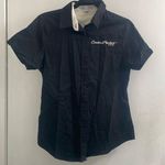 Port Authority  black button down, central market H-E-B women’s shirt; size XS Photo 0