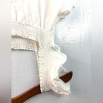 THML  M Summer Cotton Ruffle Sleeve Babydoll Crop Top - White Photo 4