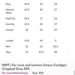 For Love & Lemons Emery Sweater in Lilac Brand new with Tags Cardigan Photo 10