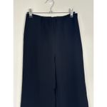 Cinq à Sept Pants Womens 0 Black Wide Leg Side Zip‎ Triacetate Career Workwear Photo 1