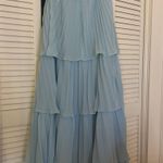 Zapaka strapless light blue maxi dress Size XS Photo 1