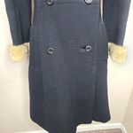 Vtg Rothchild's Selma Alabama Black Wool Princess Coat Mink Fur Shawl Collar Size undefined Photo 3